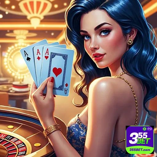 Imagem de um cassino online no 355bet, com jogos e apostas, promovendo diversão e chances de ganhar no site 355bet.